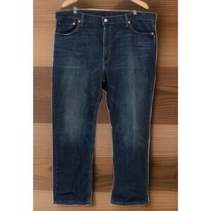 Levi's 541 Jeans Men’s 42x30 Athletic Taper Fit Stretch Dark Wash Blue Denim